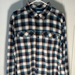 Columbia Button Down Plaid Flannel Shirt